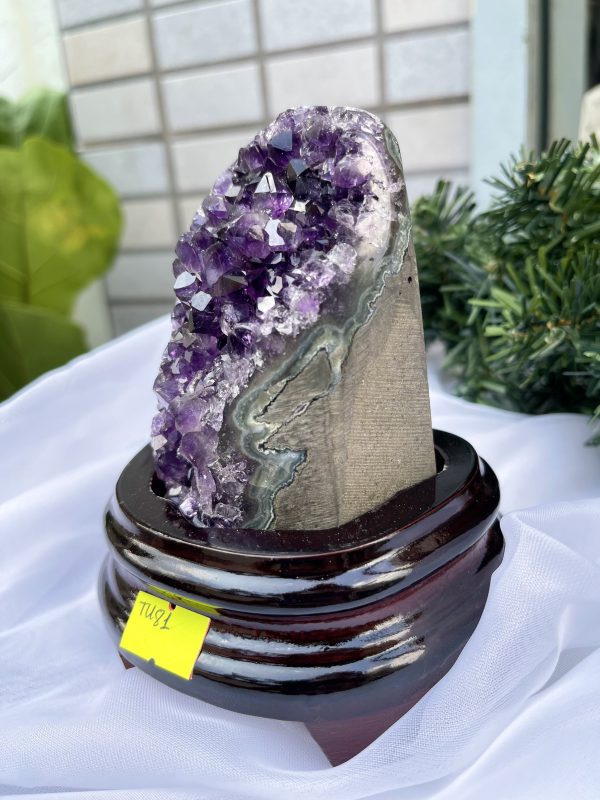 HỐC THẠCH ANH TÍM NHỎ – SMALL AMETHYST GEODE TU81