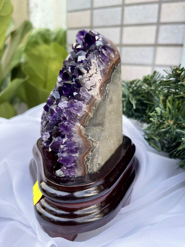 HỐC THẠCH ANH TÍM NHỎ – SMALL AMETHYST GEODE TU89