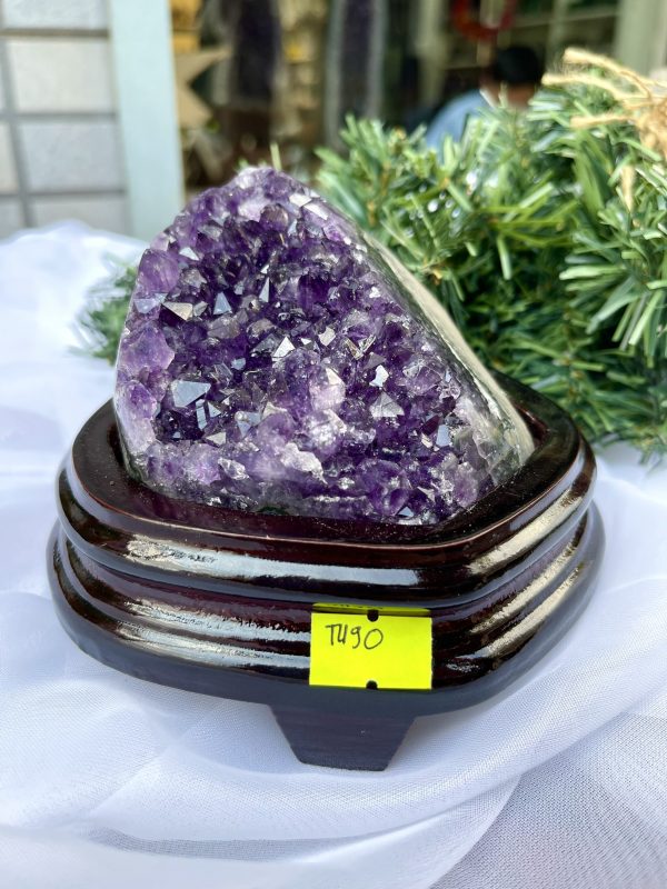 HỐC THẠCH ANH TÍM NHỎ – SMALL AMETHYST GEODE TU90