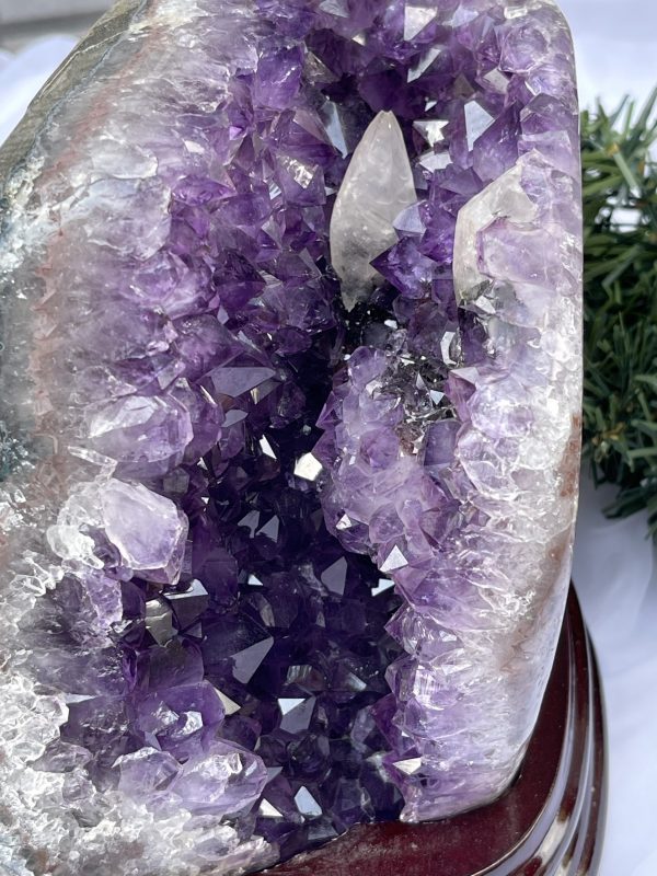 HỐC THẠCH ANH TÍM NHỎ – SMALL AMETHYST GEODE TU96