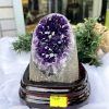 HỐC THẠCH ANH TÍM NHỎ – SMALL AMETHYST GEODE TU97