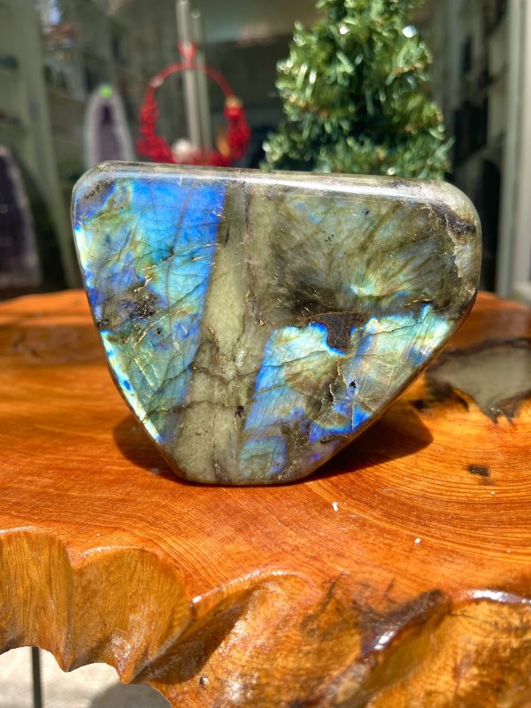 ĐÁ XÀ CỪ Labradorite – KT 11.5x9 cm, KL 1.156kg (XC117)