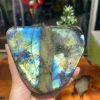 ĐÁ XÀ CỪ Labradorite – KT 11.5×9 cm, KL 1.156kg (XC117)