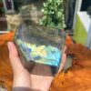 ĐÁ XÀ CỪ Labradorite – KT 11.5×9 cm, KL 1.156kg (XC117)