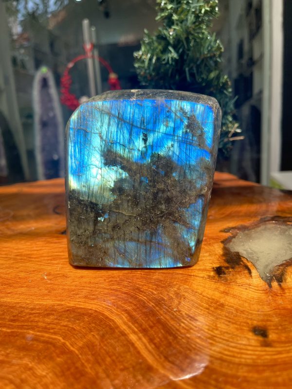 ĐÁ XÀ CỪ Labradorite – KT 10.5x9 cm, KL 0.888kg (XC118)