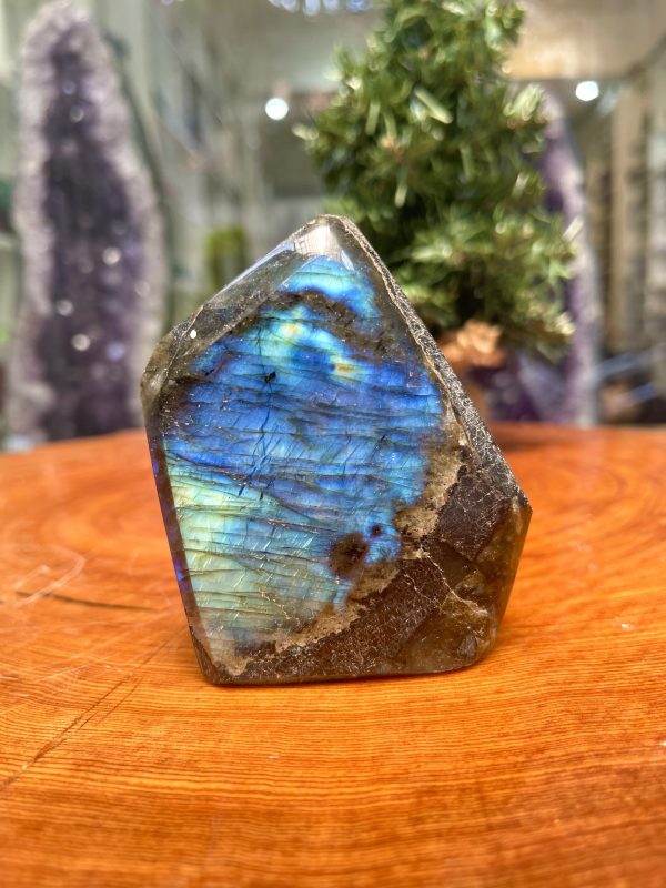 ĐÁ XÀ CỪ Labradorite – KT 8.5x6.5 cm, KL 0.526 kg (XC121)