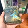 ĐÁ XÀ CỪ Labradorite – KT 11×9 cm, KL 0.586 kg (XC123)