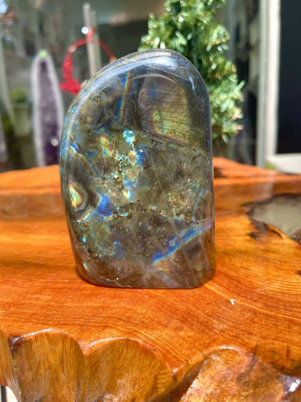 ĐÁ XÀ CỪ Labradorite – KT 11x8 cm, KL 0.646 kg (XC125)