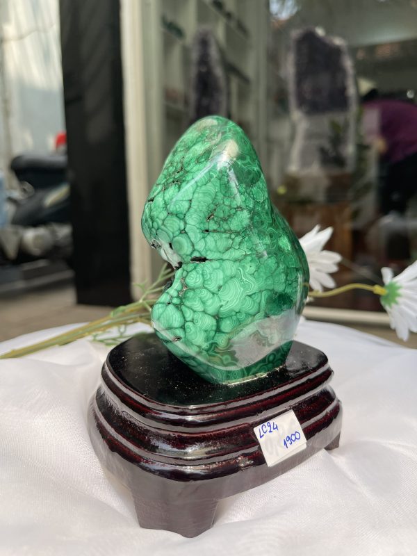 ĐÁ LÔNG CÔNG – ĐÁ KHỔNG TƯỚC – MALACHITE (LC24)