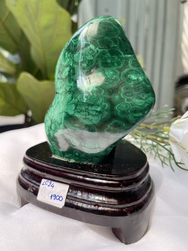 ĐÁ LÔNG CÔNG – ĐÁ KHỔNG TƯỚC – MALACHITE (LC24)