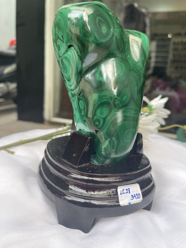 ĐÁ LÔNG CÔNG – ĐÁ KHỔNG TƯỚC – MALACHITE (LC28)