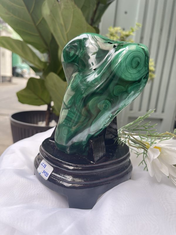 ĐÁ LÔNG CÔNG – ĐÁ KHỔNG TƯỚC – MALACHITE (LC28)