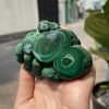 ĐÁ LÔNG CÔNG – ĐÁ KHỔNG TƯỚC – MALACHITE (LC29), KT: 8.5×6.5 CM; KL: 0.3KG