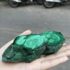 ĐÁ LÔNG CÔNG – ĐÁ KHỔNG TƯỚC – MALACHITE (LC37), KT: 13×4.5 CM; KL: 0.464KG