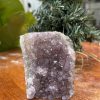 HỐC THẠCH ANH TÍM NHỎ – SMALL AMETHYST GEODE (TV325), KL: 0.456KG, KT: 9×7 CM