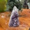 HỐC THẠCH ANH TÍM NHỎ – SMALL AMETHYST GEODE (TV333), KL: 0.424KG, KT: 11×6 CM