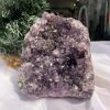 HỐC THẠCH ANH TÍM NHỎ – SMALL AMETHYST GEODE (TV359), KL: 1.532KG, KT: 13×11 CM