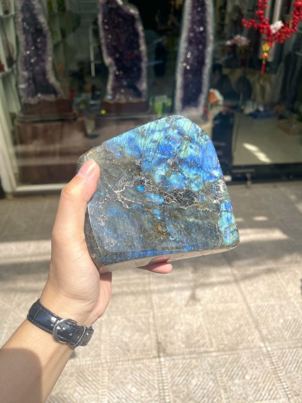 ĐÁ XÀ CỪ - HẮC NGUYỆT QUANG - Labradorite