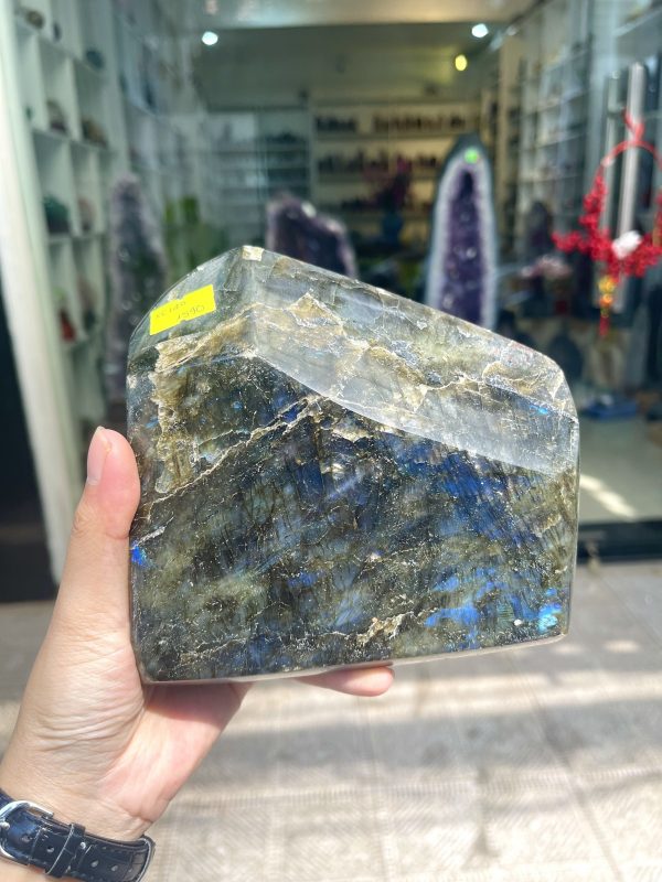 ĐÁ XÀ CỪ - HẮC NGUYỆT QUANG - Labradorite