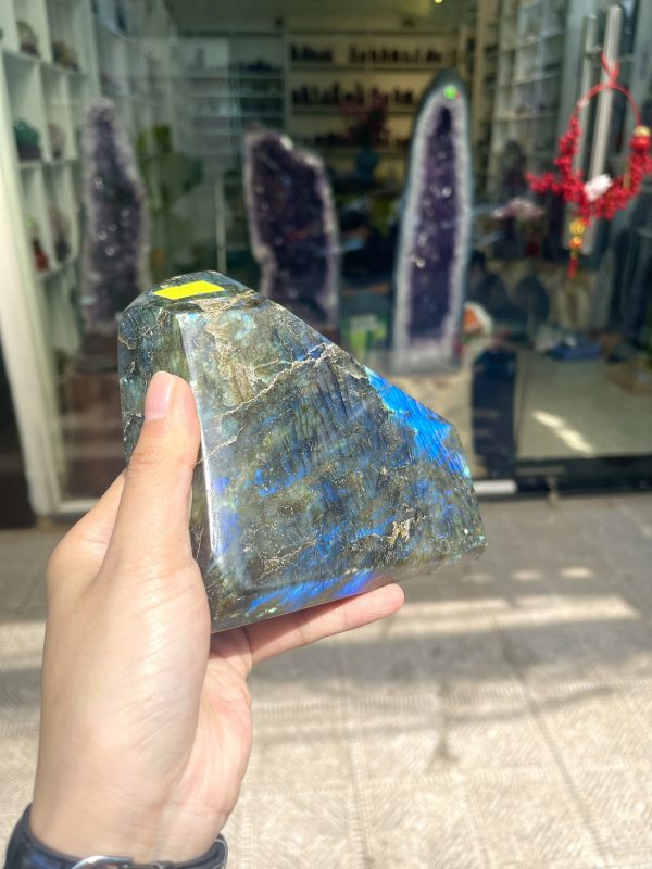 ĐÁ XÀ CỪ - HẮC NGUYỆT QUANG - Labradorite