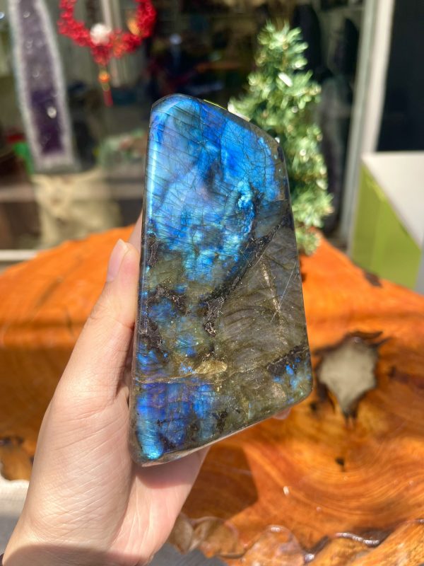 ĐÁ XÀ CỪ - HẮC NGUYỆT QUANG - Labradorite