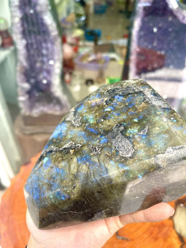 ĐÁ XÀ CỪ - HẮC NGUYỆT QUANG - Labradorite