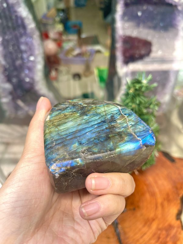 ĐÁ XÀ CỪ - HẮC NGUYỆT QUANG - Labradorite