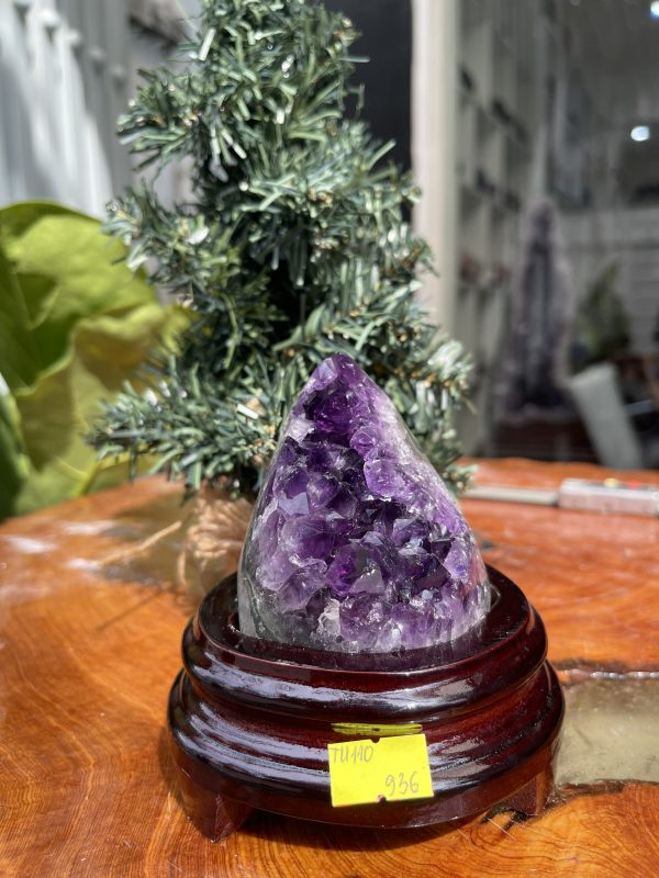 HỐC THẠCH ANH TÍM NHỎ – SMALL AMETHYST GEODE TU109