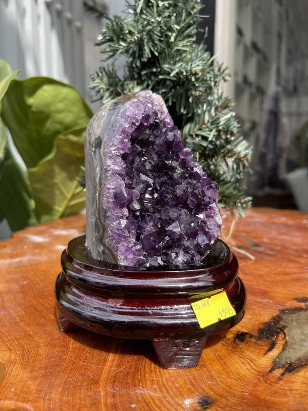 HỐC THẠCH ANH TÍM NHỎ – SMALL AMETHYST GEODE TU109