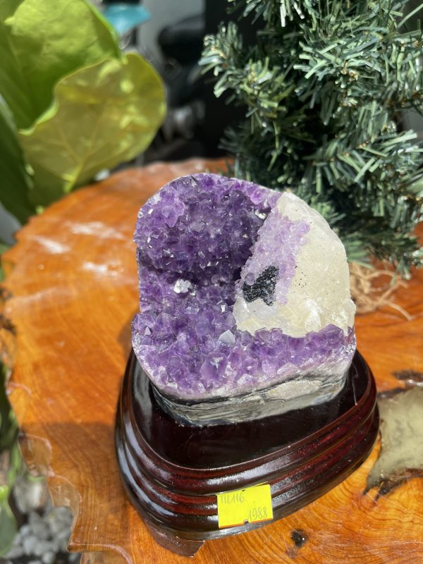 HỐC THẠCH ANH TÍM NHỎ – SMALL AMETHYST GEODE TU109