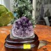 HỐC THẠCH ANH TÍM NHỎ – SMALL AMETHYST GEODE TU109