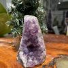 HỐC THẠCH ANH TÍM NHỎ – SMALL AMETHYST GEODE (TV299), KL: 0.522 KG, KT: 10x7 CM