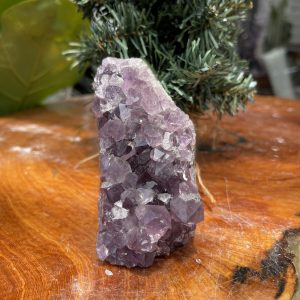 HỐC THẠCH ANH TÍM NHỎ – SMALL AMETHYST GEODE (TV231), KL: 0.414KG, KT: 9.5×5CM