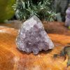 HỐC THẠCH ANH TÍM NHỎ – SMALL AMETHYST GEODE (TV278), KL: 0.304KG, KT: 7×8 CM