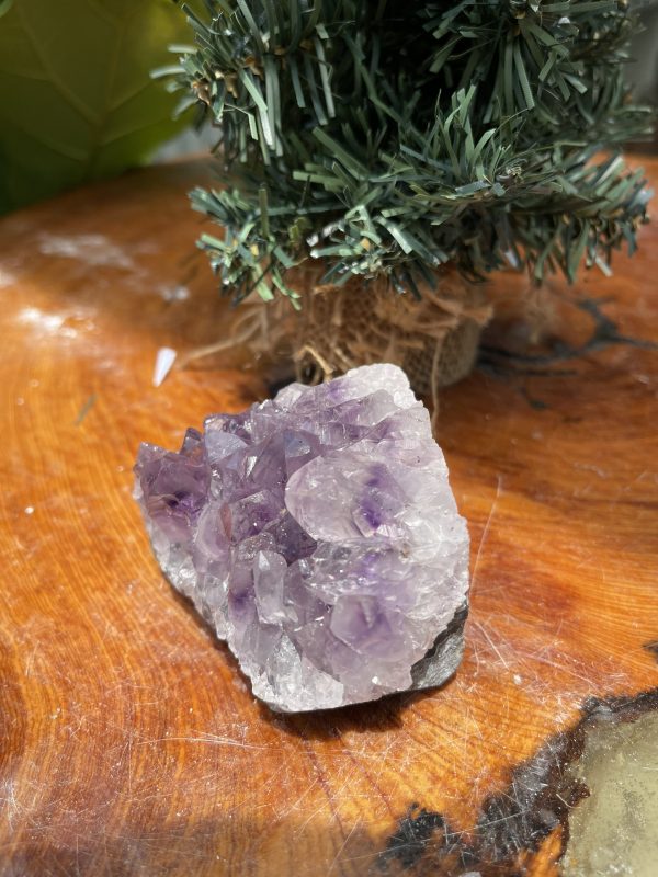 HỐC THẠCH ANH TÍM NHỎ – SMALL AMETHYST GEODE (TV265), KL: 0.29KG, KT: 7×7CM )