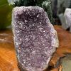 HỐC THẠCH ANH TÍM NHỎ – SMALL AMETHYST GEODE (TV256), KL: 0.988KG, KT: 13×8 CM