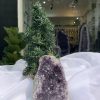 HỐC THẠCH ANH TÍM NHỎ – SMALL AMETHYST GEODE (TV257), KL: 0.764KG, KT: 13x8CM