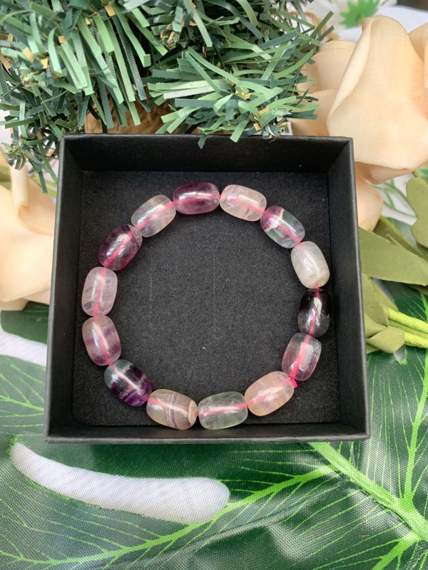 VÒNG TAY PHONG THỦY ĐÁ FLUORITE LU THỐNG – vòng đơn