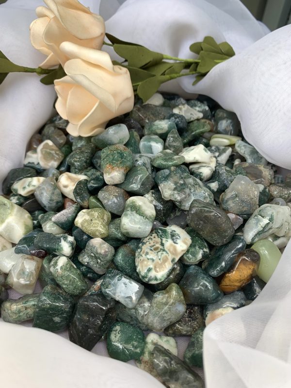 ĐÁ VỤN MÃ NÃO RÊU - MOSS AGATE | ĐÁ VỤN PHONG THỦY