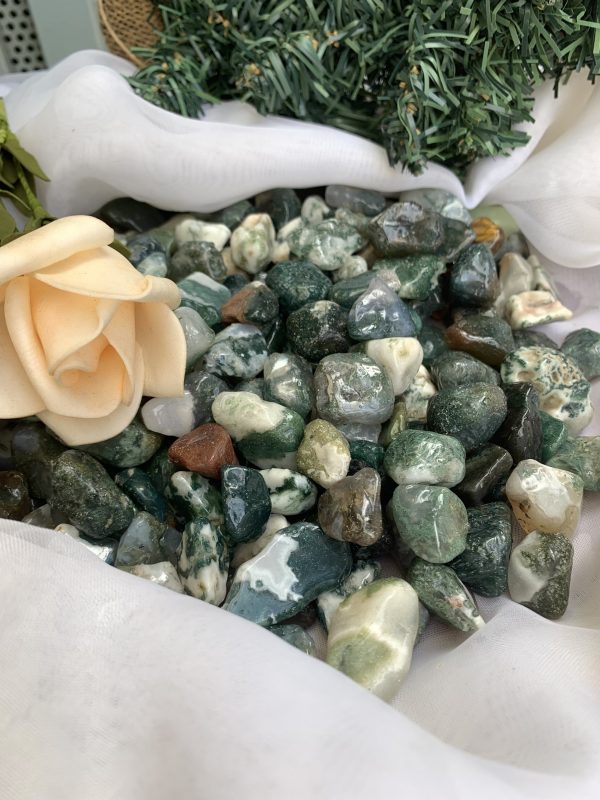 ĐÁ VỤN MÃ NÃO RÊU - MOSS AGATE | ĐÁ VỤN PHONG THỦY