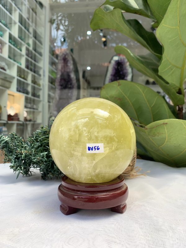 Bi cầu Thạch Anh Vàng – Citrine Sphere (BV56)