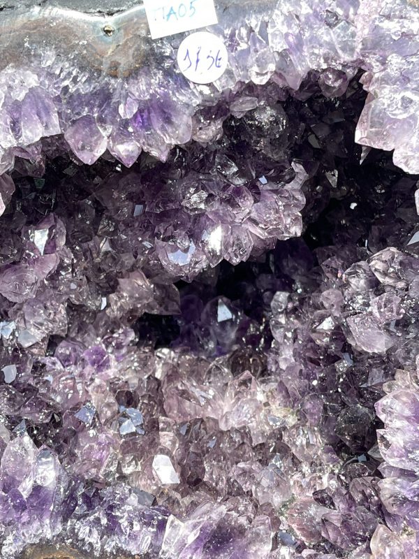 Túi Tiền - Ổ Tụ Tài Thạch Anh Tím - Amethyst (TTA05), KT: 21x20x27 CM, KL : 17.36kg