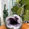 Túi Tiền - Ổ Tụ Tài Thạch Anh Tím - Amethyst (TTA10), KT: 13x16x20 CM, KL : 6,8kg