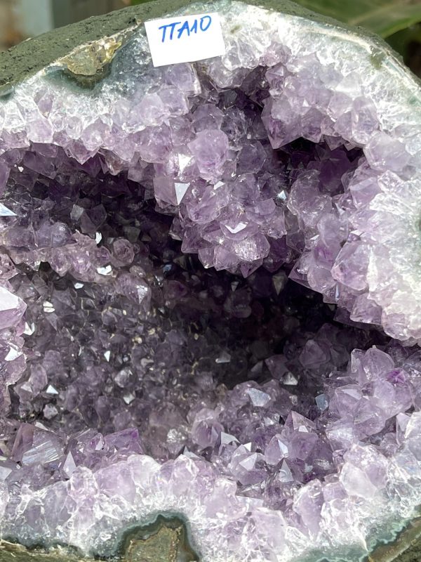 Túi Tiền - Ổ Tụ Tài Thạch Anh Tím - Amethyst (TTA10), KT: 13x16x20 CM, KL : 6,8kg