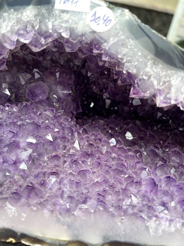 Túi Tiền - Ổ Tụ Tài Thạch Anh Tím - Amethyst (TTA17), KT: 33x18x18 CM, KL : 10.4kg