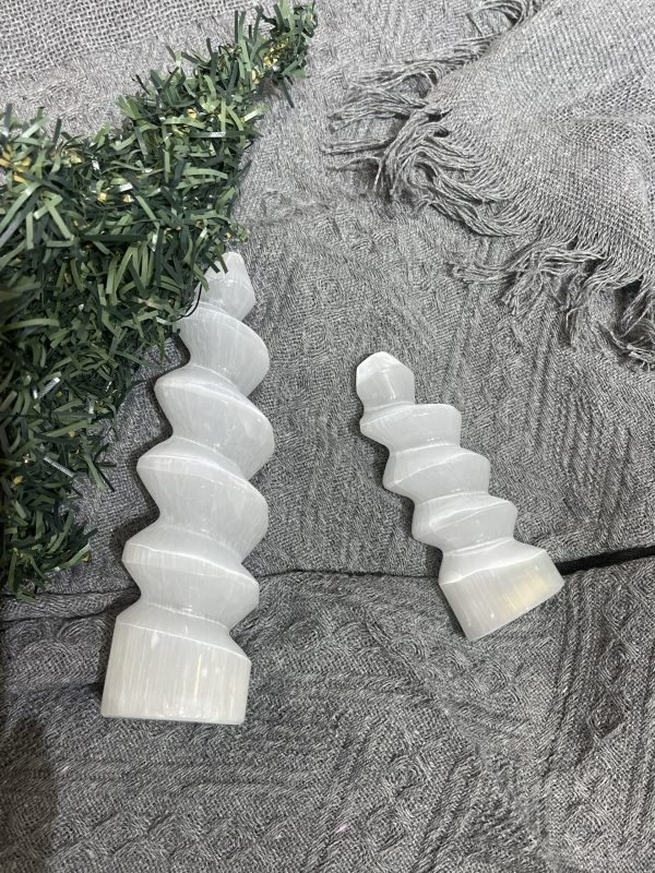 Selenite Spiral Tower| Tháp xoắn ốc Selenite | CADA DECOR