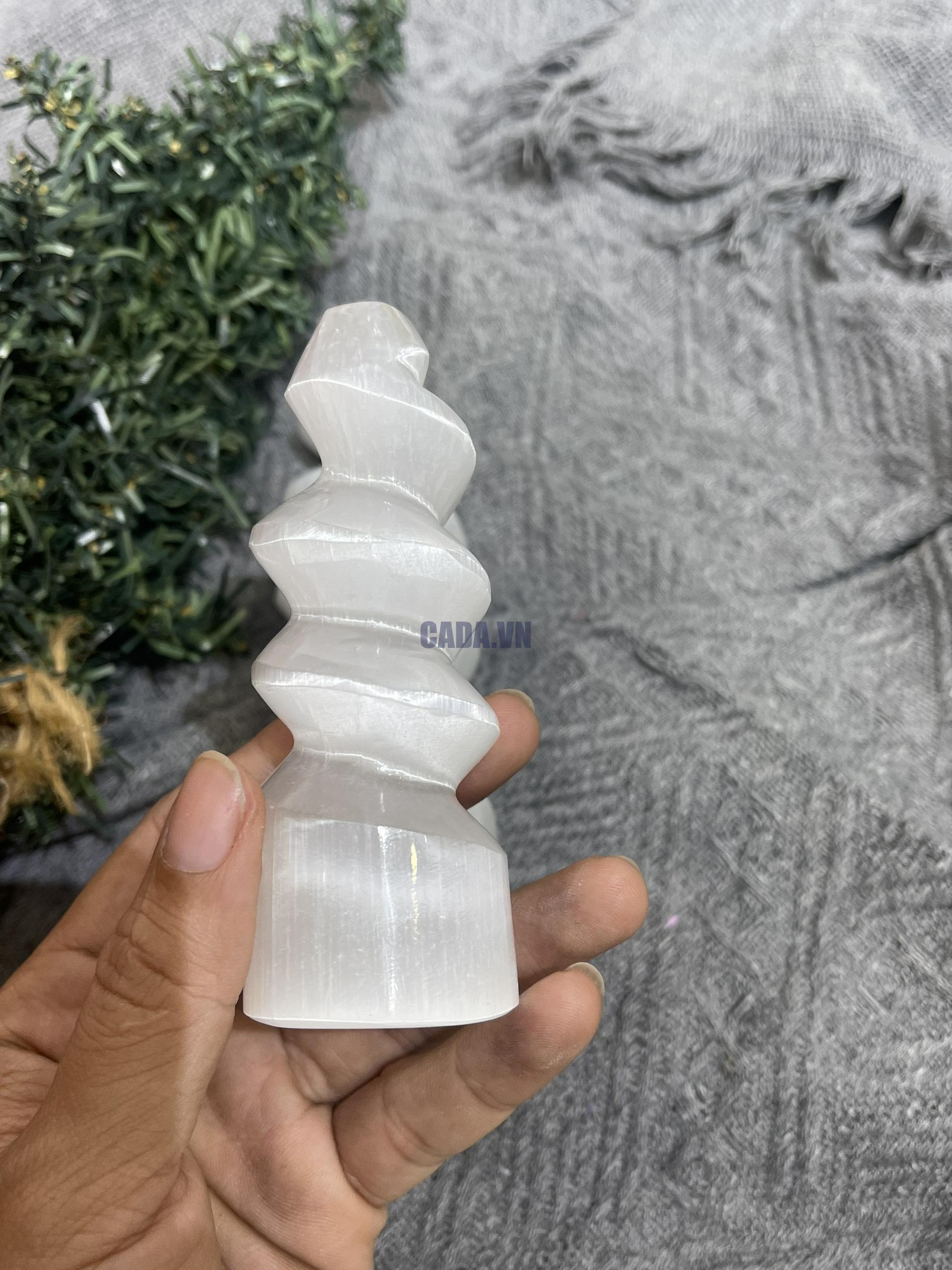 Selenite Spiral Tower| Tháp xoắn ốc Selenite | CADA DECOR