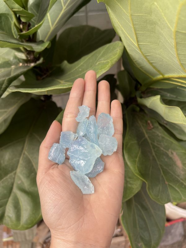 Thô Ngọc Hải Lam | Aquamarine Raw | Đá trang trí, sưu tầm, healing | CADA DECOR