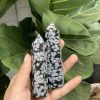 Trụ snowflake obsidian | Đá trang trí, sưu tầm, healing | CADA DECOR