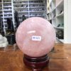 Bi cầu Thạch Anh Hồng – Rose Quartz Sphere (BH124), ĐK: 11,15CM, KL: 1,93 KG